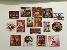 ROMA 16 ADESIVI ULTRAS PEGATINA TOTTI VECCHIE MANIERE CURVA SUD STICKERS-SOCCER