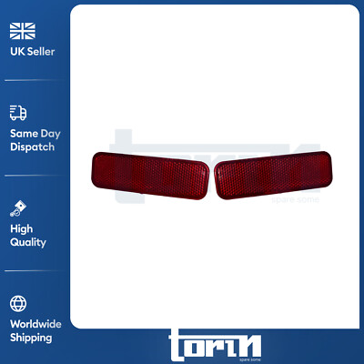 REAR LEFT & RIGHT BUMPER REFLECTOR FOR FORD TRANSIT MK8 BK21515C0AA (2014+ON)