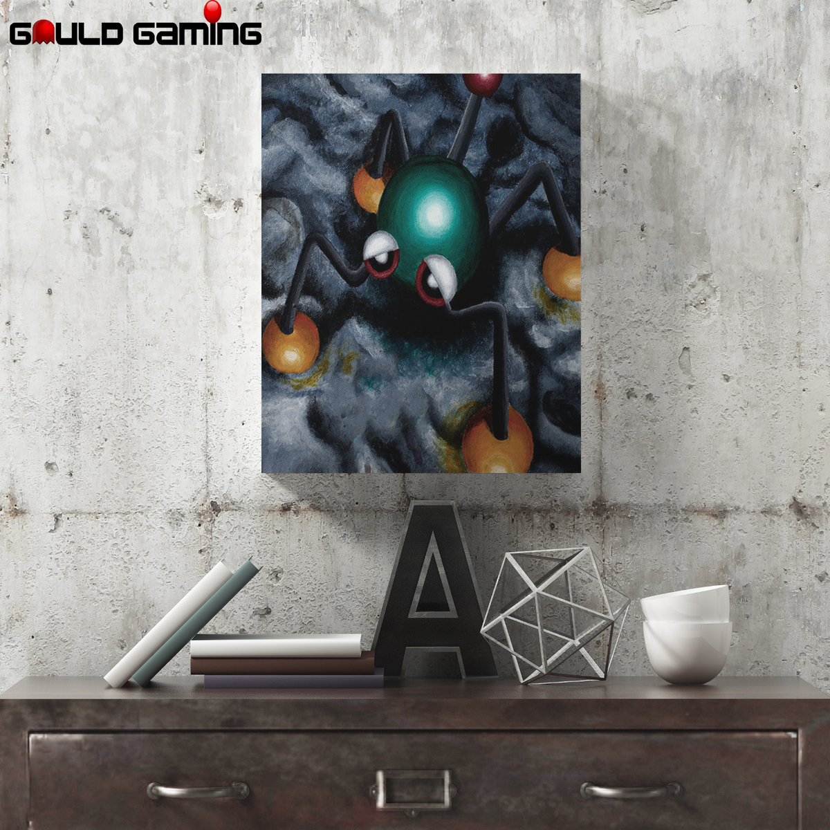 Wet Dry World Canvas Painting Wall Art Prints Decor Gifts Spider