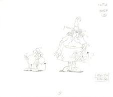Mother Goose Grimm Grimmy Cel Drawing Animation Vintage Cartoon 1991-2 703