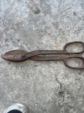 VINTAGE CRESENT 13" METAL SNIPS S412 TIN