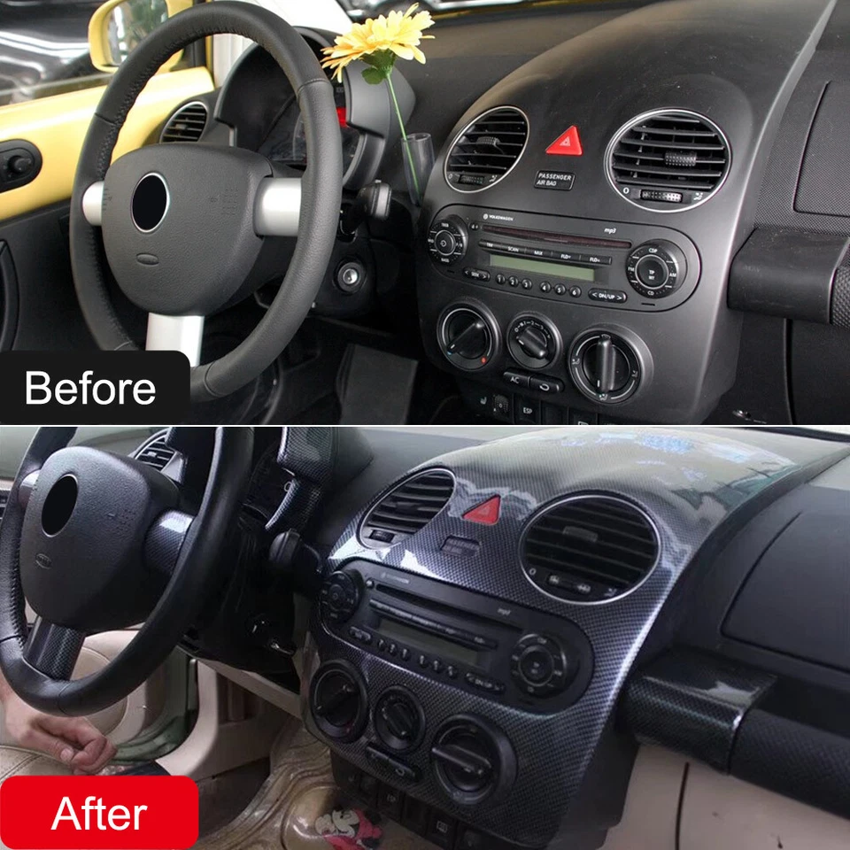 Fit For VW Volkswagen Beetle 2003-2009 2010 Center Console Dashboard Cover Trim - image 4 of 4