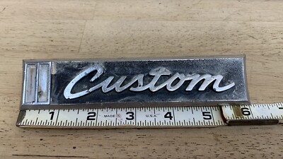 VINTAGE CAR EMBLEM Script Custom Chevrolet Original 3904409 3930608