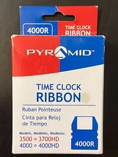 OEM PYRAMID 4000R Time Clock Ribbon,Black models 3500-3700HD- 4000HD