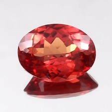 AAA Quality Natural Ceylon Padparadscha Sapphire Loose Oval Gemstone Cut 11.05CT