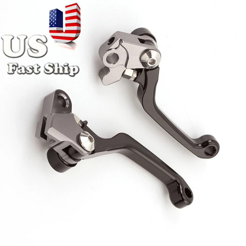 US Dirtbike Brake Clutch Levers Off-road For HONDA CRF150F/230F SUZUKI RM85/125 - Image 3 of 4