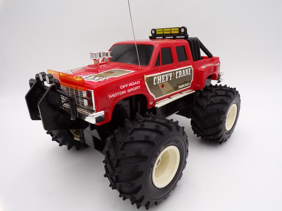 RARE! 80's Nikko Japan 1/20 Chevy Bat 4WD Truck RC In Box Taiyo