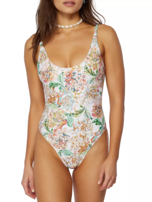 O'Neil Juniors' Arden Floral Mykonos Printed One-Piece Swimsuit