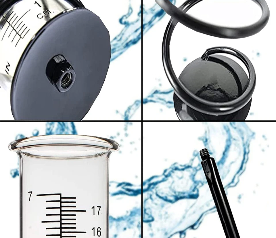 Pluviómetro, pluviómetro de vidrio exterior, pluviómetros para patio con estaca mejor calificado Foto 4 de 4