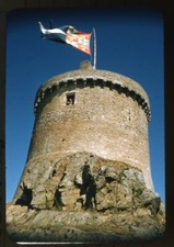 The Vikings 1958 Fort la Latte Castle Brittany Original 35mm Transparency 1958