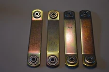 4 Glider Hanger Brackets, Bearing Ends (Zinc Finish), 7 1/2" Hole to Hole, USA!