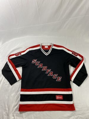 トップス Supreme Scarface Hockey Jersey Football 中古・古着通販】SUPREME (シュプリーム) SCARFACE (スカーフェイス
