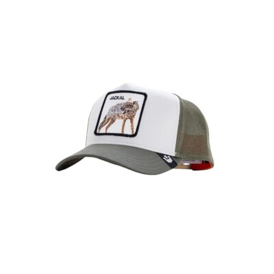 Goorin Bros Animal Farm Trucker Hat Animals JACKAL Coyote White V