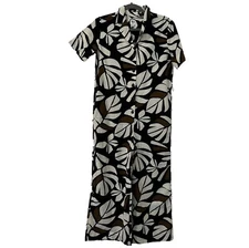 Tabitha Brown for Target Women’s Palm Tree Leaves Cropped Jumpsuit Size XXS