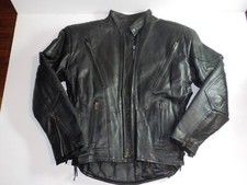 Leather Punk 1990s Vintage Outerwear Coats & Jackets for Men for