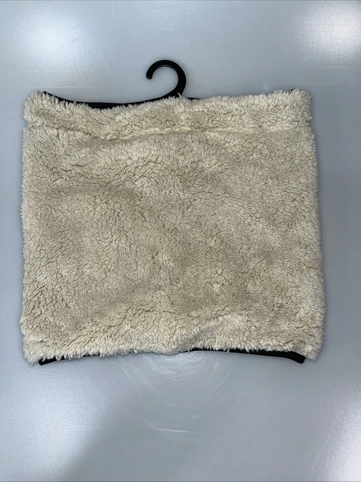 Goodfellow Hombres OSFM Off White Imitación Piel y Vellón Forrado Cuello Calentador Bufanda de Invierno Foto 4 de 4