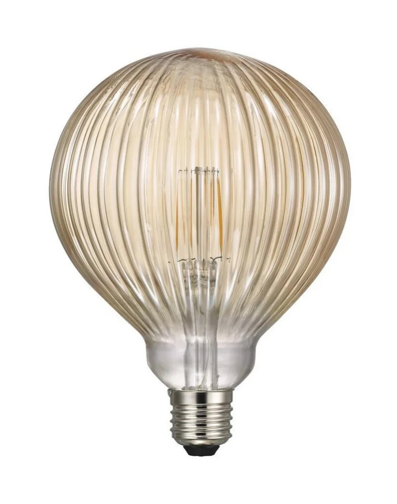 Orange 1.5w Avra Filament LED Globe G125 Non Dimmable 2200K E27 150lm Amber