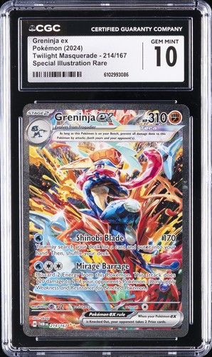 Greninja ex graded CGC 10 for sale on eBay