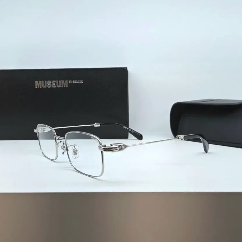 Museum By Becon Rectangular Titanium Glasses - New - image 4