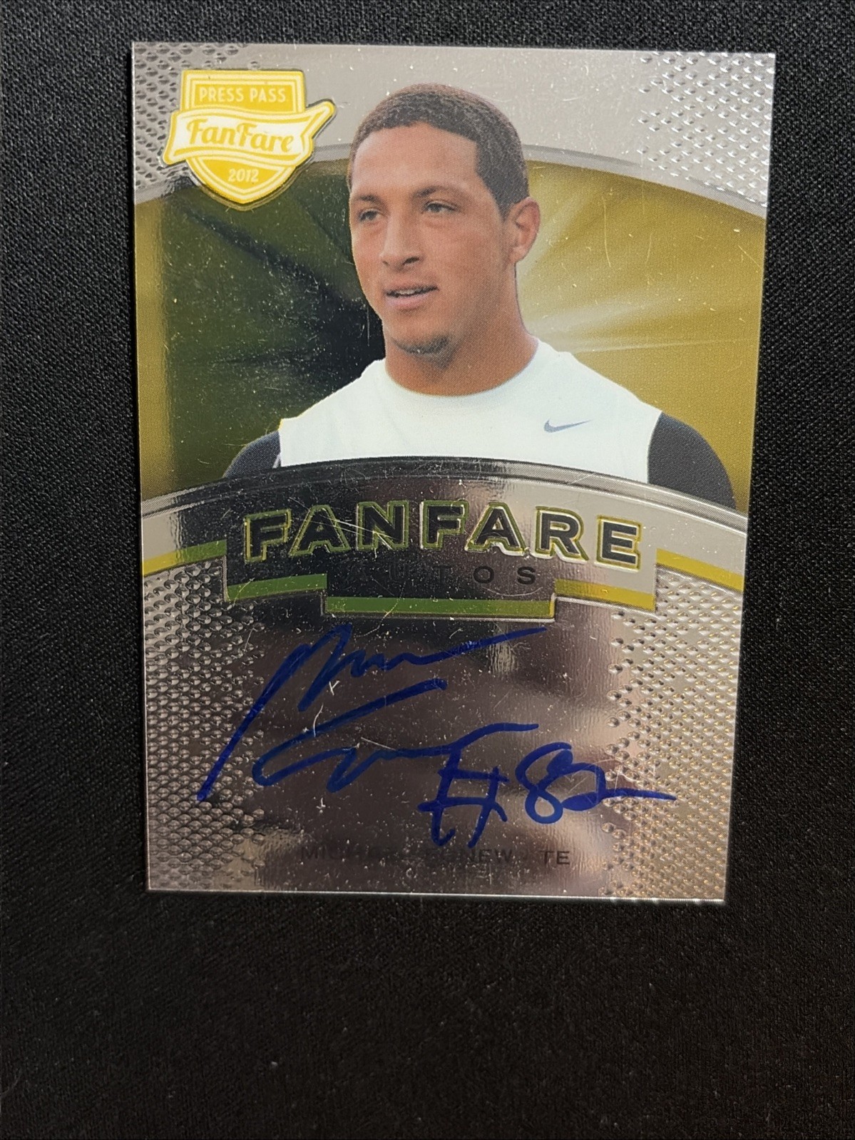 Michael Egnew Press Pass Fanfare Autograph #FFME Base