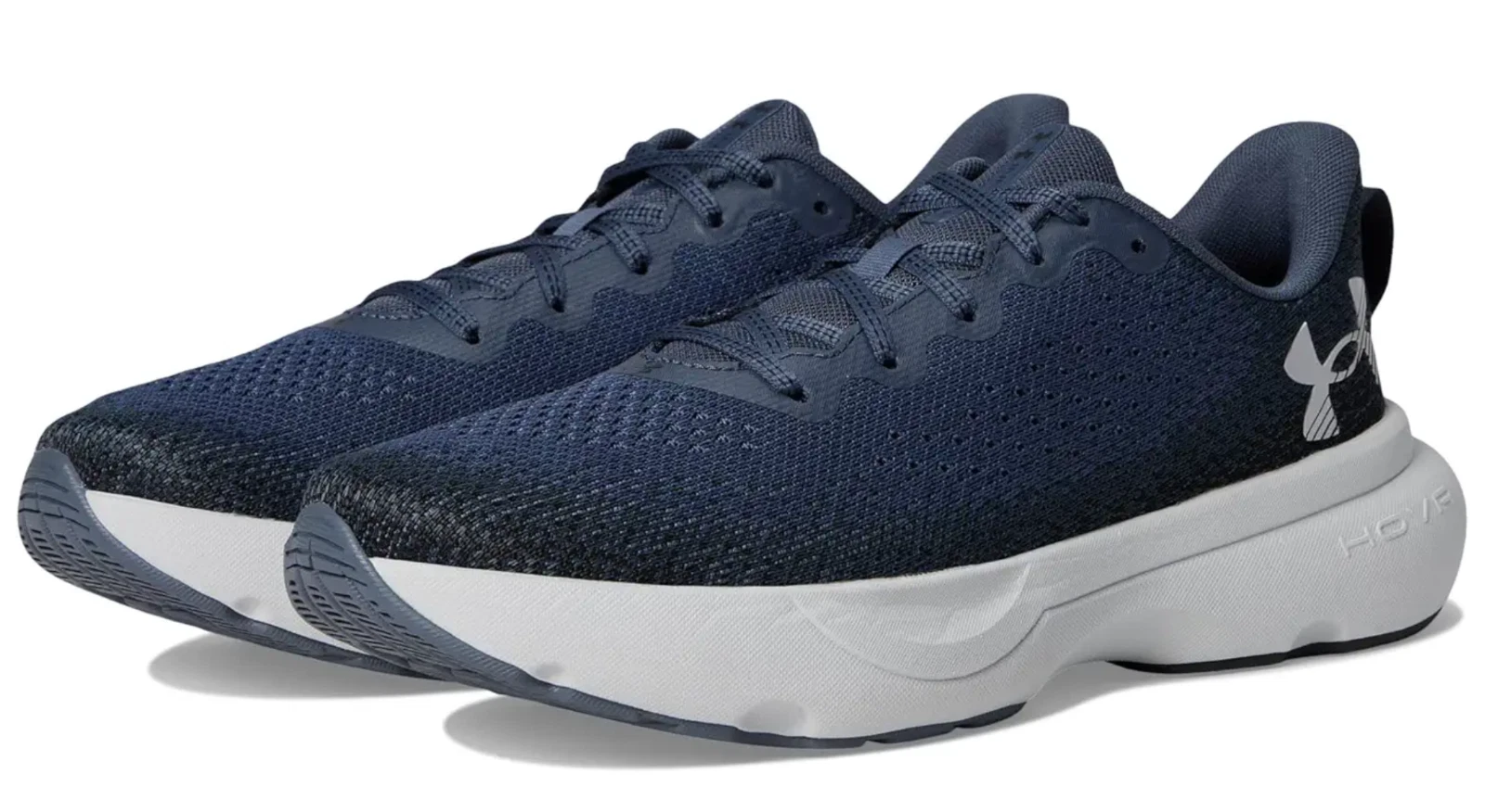 Under Armour UA Infinite Men’s HOVR™ Running Shoes Navy Black White $100 NEW BOX