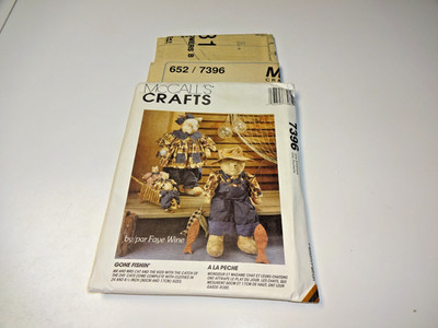 Uncut McCall's 7396 Mr. & Mrs. Cat Baby Kittens & Clothes