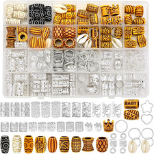 235 Pcs Hair Jewelry Hair Charms for Women Braids,Loc Jewelry for Hair Dreadlock