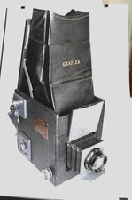 Folmer Graflex R B Series B 4x5 Reflex w/ Kodak #33"  7.5"Lens, Rotating Back