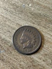 1886 Type 2 Indian Cent VG+