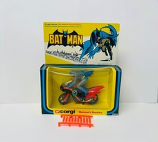 Corgi toys 268 BATBIKE, Batman, Original, Vintage 1976, BEST I'VE SEEN. Rare.