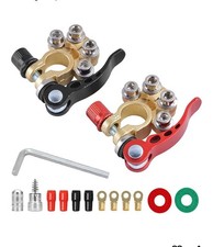 2PCS 4 Way Quick Release Car Battery Terminal Connectors for SAE JIS Posts