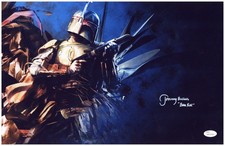 JEREMY BULLOCH Signed 11x17 Photo Star Wars Boba Fett Autographed JSA COA 3