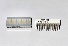 (2) HP ADSP-4820 10-Element Red LED Bar-Graph Arrays