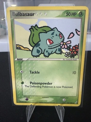 Bulbasaur 45/100 Crystal Guardians Vintage Pokemon Card EX Era LP