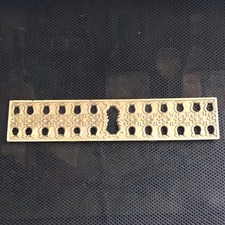 Vintage Brass Lyre Harp Sheet Music Stand BOOK Holder ONLY . Part