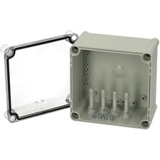 Image of Fibox 5330059 PC 19x19x13cm T Enclosure, PC Transparent cover