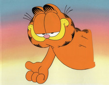 Garfield animation cel - nice large character cel art