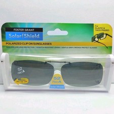 Solar Shield Polarized Clipons Sunglasses Scratch Resistant 52 RecA