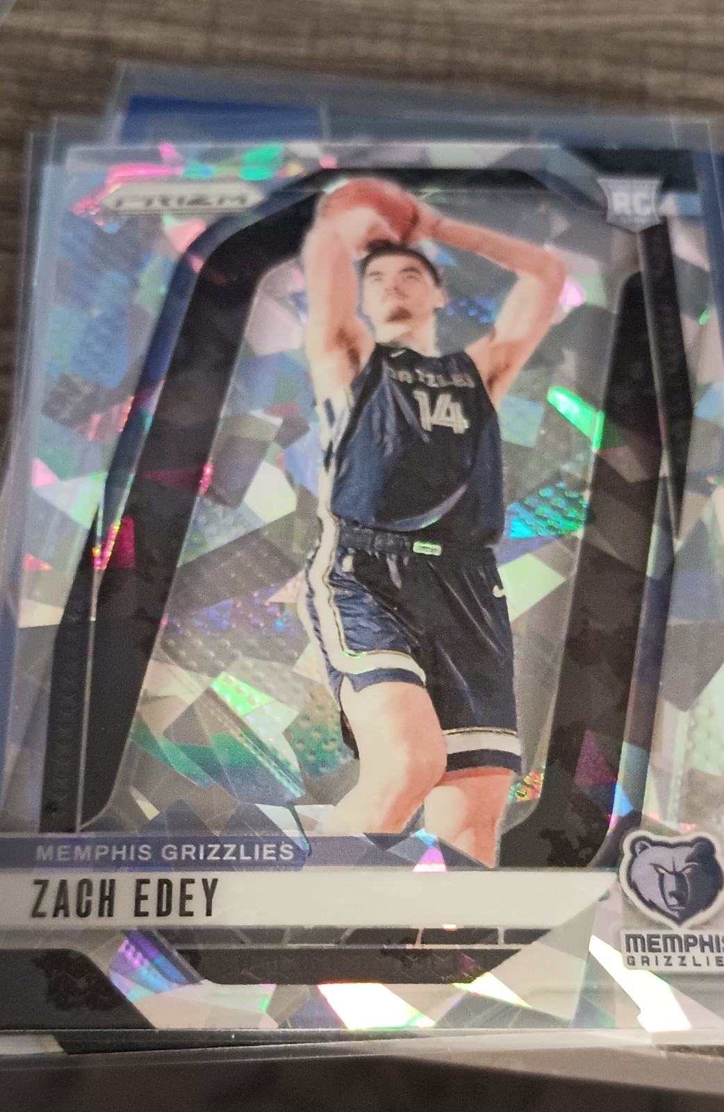 2024-25 Panini Prizm - Zach Edey #249 Ice Prizm (RC)