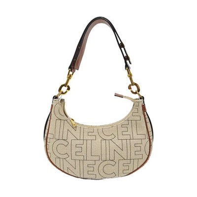 CELINE AVA Handbags Cloth Beige Free Shipping | Duties Paid