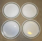 Set of 4 Vintage Corelle Crazy Daisy Spring Blossom 10.25" Dinner Plates 1970s