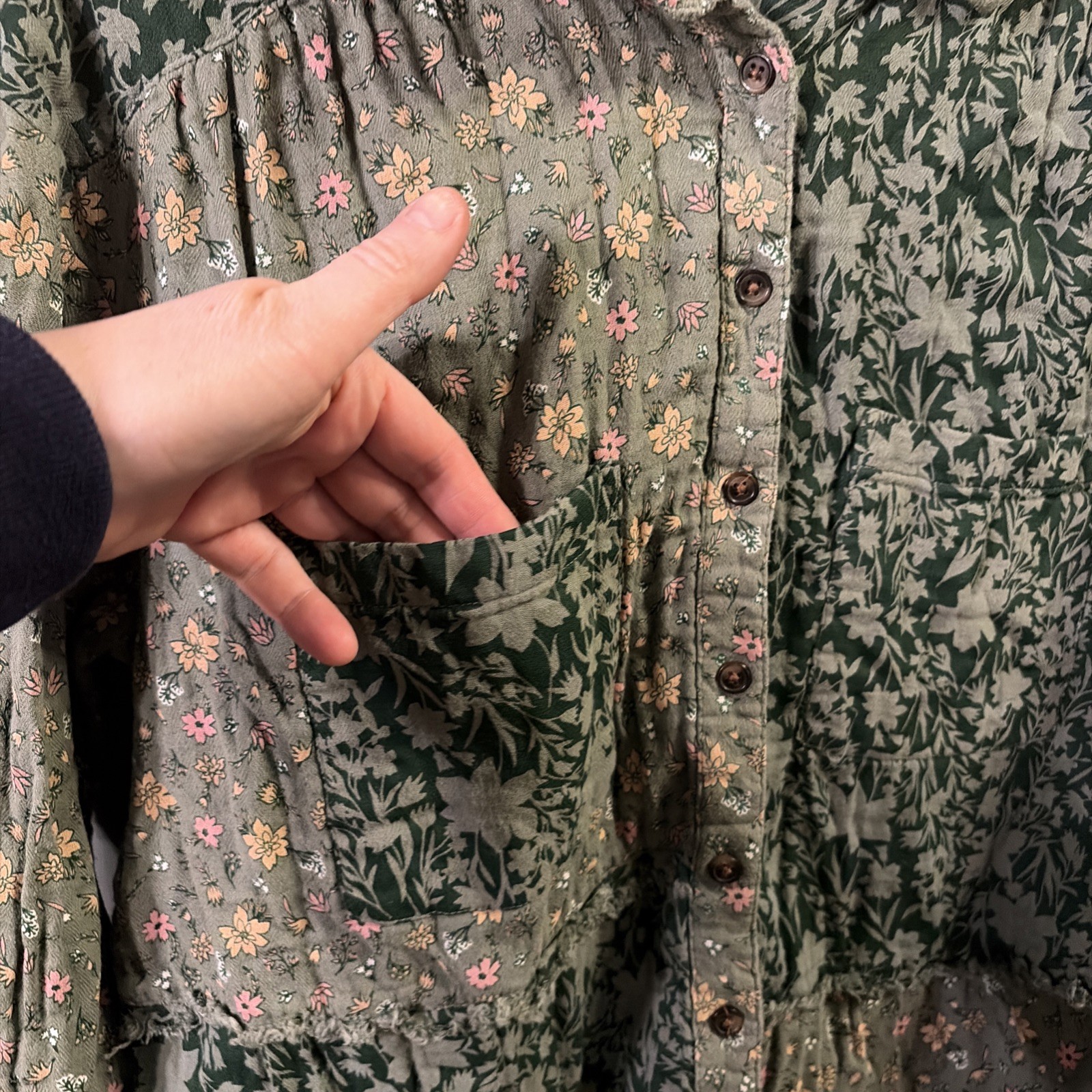 100% Organic Cotton Patchwork Lightweight Woman’s… - image 2