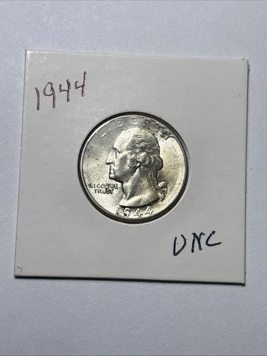 1944 Philadelphia Mint Silver Washington Quarter Uncirculated