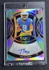 2025 Panini Select - Rookie Signatures Tre Harris #RSI-THS Silver Prizm (AU, RC)
