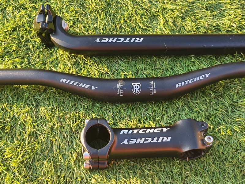 ritchey  handle bar and stem & seatpost combo super lightweight 