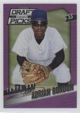 2014 Panini Prizm Perennial Draft Picks Purple 130/149 Adrian Rondon #72 1s8