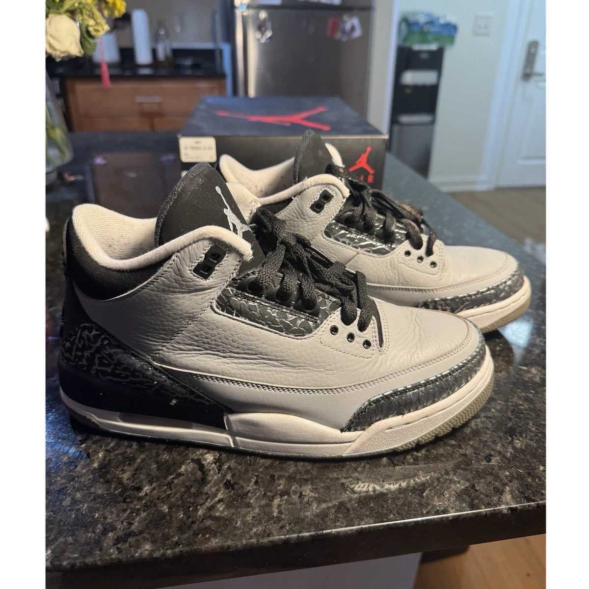 Jordan 3 Retro Wolf Grey | eBay