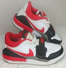 Nike Air Jordan 1 Low GS Men 6 Red White Black Varsity 2022-23