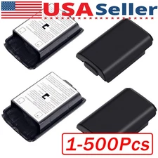 AA Battery Back Cover Case Shell Pack For Xbox 360 Wireless Controller Black Lot