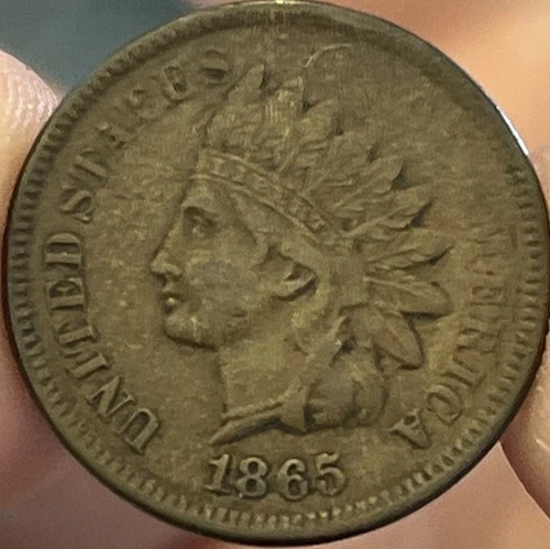 1865 Indian Head Cent VF++